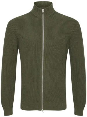 Foto van product Casual Friday Gebreid vest 'Kurt' donkergroen