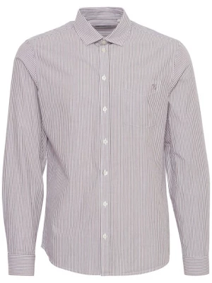 Foto van product Casual Friday Overhemd 'Anton' donkerbruin / wit