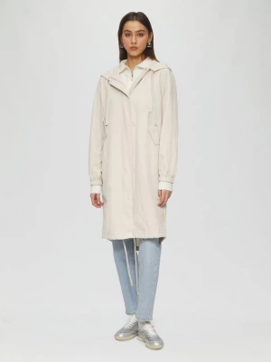 Foto van product Casual nylon parka met capuchon QS beżowy