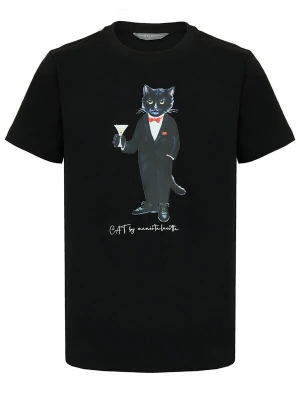 Foto van product Cat e Lolette Shirt 'Dandy Cat' zwart