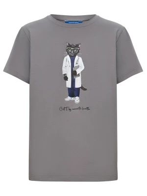 Foto van product Cat e Lolette Shirt 'Doctor Cat' grijs