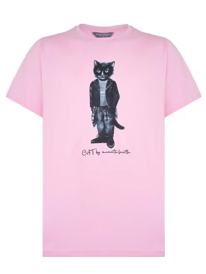 Foto van product Cat e Lolette Shirt 'Rocker Cat' pink