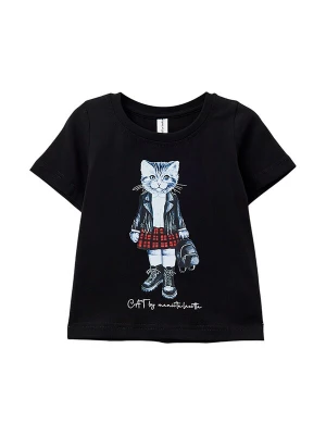 Foto van product Cat e Lolette Shirt 'Rocker Cat' zwart