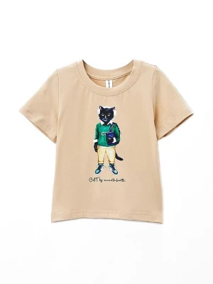 Foto van product Cat e Lolette Shirt 'School Cat' beige