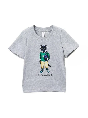 Foto van product Cat e Lolette Shirt 'School Cat' grijs