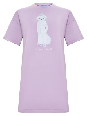 Foto van product Cat e Lolette Shirt 'Spa cat' lila