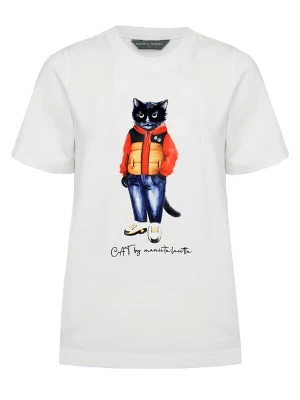 Foto van product Cat e Lolette Shirt 'Sport Casual Cat' wit
