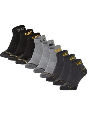 Foto van product CATERPILLAR Enkelsokken 'CAT Enkelsokken Heren Work Sneakers 9-paar Korte Werksokken' geel / grijs / zwart