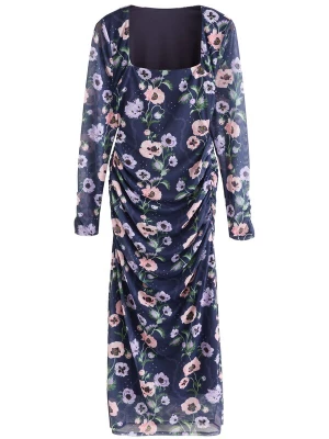 Foto van product Cath Kidston Jurk navy / groen / lichtlila / rosa