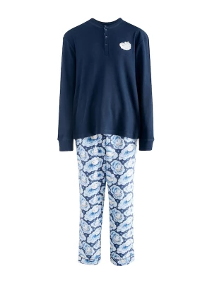 Foto van product Cath Kidston Pyjama lang 'Moomins' navy / pastelblauw / wit