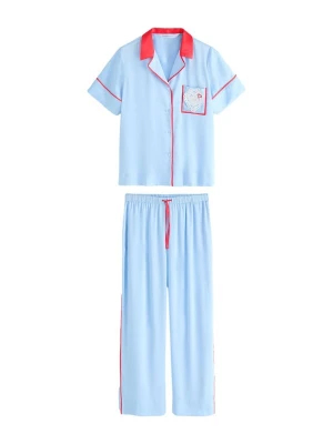 Foto van product Cath Kidston Pyjama lichtblauw / rood / wit