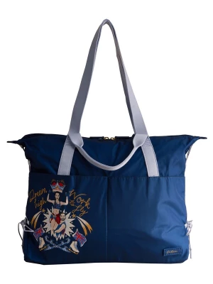 Foto van product Cath Kidston Shopper lichtbeige / navy / cognac / rood
