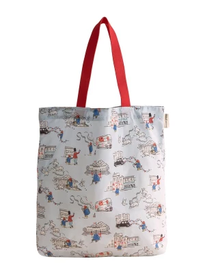 Foto van product Cath Kidston Shopper lichtblauw / bloedrood / zwart