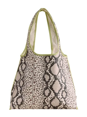 Foto van product Cath Kidston Shopper nude / donkerbeige / watermeloen rood / zwart
