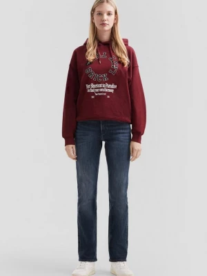 Foto van product Catie jeans / Halfhoog / Rechte pijp QS blauw