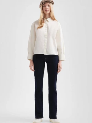 Foto van product Catie jeans / Halfhoog / Rechte pijp QS blauw