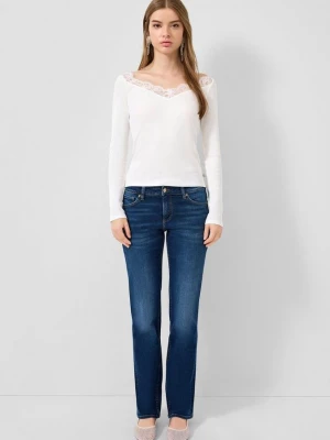 Foto van product Catie jeans / slim fit / halfhoog / rechte pijp QS blauw