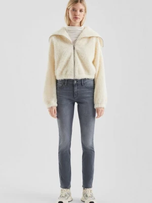 Foto van product Catie jeans / Slim Fit / Halfhoog / Slanke pijpen QS grijs