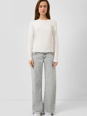 Foto van product Catie jeans / Slim Fit / Halfhoog / Wijde pijpen / Superstretch QS grijs