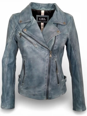 Foto van product CBL Tussenjas 'Lederjacke' lichtblauw