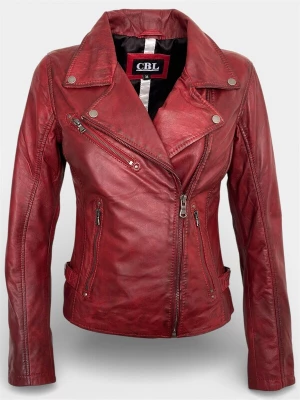 Foto van product CBL Tussenjas 'Lederjacke' wijnrood