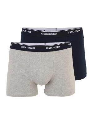 Foto van product CECEBA Boxershorts navy / grijs gemêleerd / offwhite