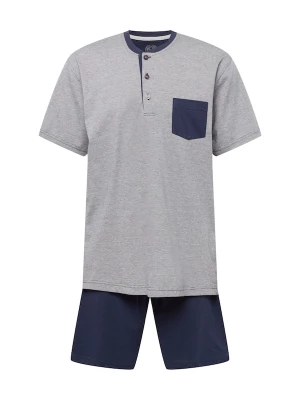 Foto van product CECEBA Pyjama kort navy / grijs gemêleerd