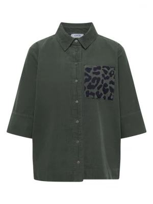 Foto van product CECIL Blouse donkergroen / zwart