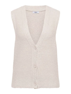 Foto van product CECIL Gebreide bodywarmer donkerbeige