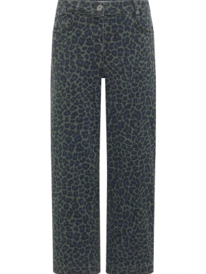 Foto van product CECIL Jeans 'Neele' olijfgroen / donkergroen / zwart