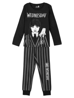 Foto van product Cerdá Nachtkledij 'Wednesday Pyjama Set Kids – Black – Long Sleeve Sleepwear with Pants' antraciet Cerda