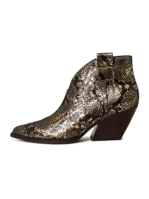 Foto van product CESARE GASPARI Cowboylaarzen beige / groen / zwart