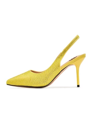 Foto van product CESARE GASPARI Slingpumps geel