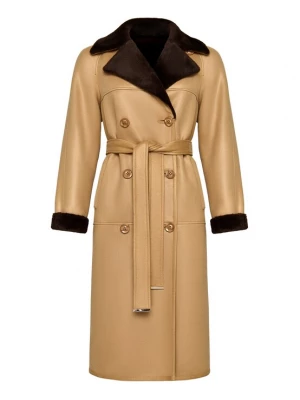 Foto van product CESARE GASPARI Wintermantel camel / donkerbruin