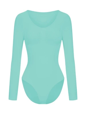 Foto van product cfab Shapingbody 'Bodysuit Sculpting Shapewear Longsleeve mit Slip' mintgroen