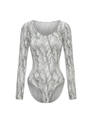 Foto van product cfab Shapingbody 'Bodysuit Sculpting Shapewear Longsleeve mit Slip' offwhite