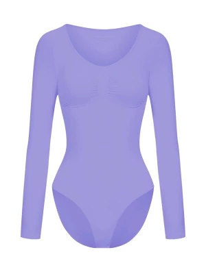 Foto van product cfab Shapingbody 'Bodysuit Sculpting Shapewear Longsleeve mit Slip' violetblauw