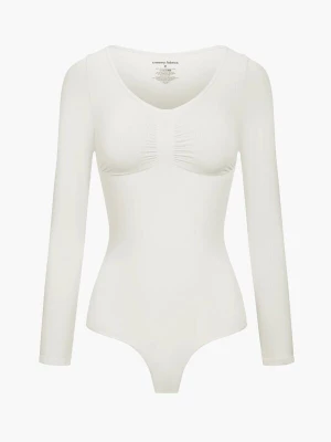 Foto van product cfab Shapingbody 'Bodysuit Sculpting Shapewear Longsleeve mit String' lichtgrijs