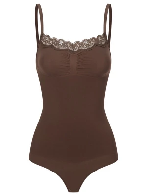 Foto van product cfab Shapingbody 'Bodysuit Sculpting Shapewear mit Lace' bruin