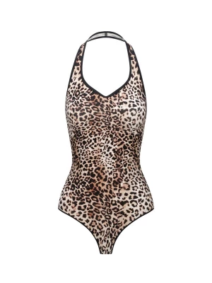 Foto van product cfab Shapingbody 'Neckholder Shapewear mit String' bruin / wit