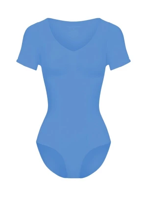 Foto van product cfab Shapingbody 'T-Shirt Bodysuit Sculpting Shapewear mit Slip' cyaan blauw