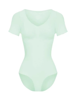 Foto van product cfab Shapingbody 'T-Shirt Bodysuit Sculpting Shapewear mit Slip' pastelgroen