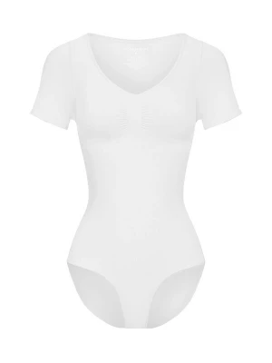Foto van product cfab Shapingbody 'T-Shirt Bodysuit Sculpting Shapewear mit Slip' wit