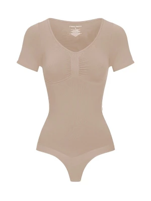 Foto van product cfab Shapingbody 'T-Shirt Bodysuit Sculpting Shapewear mit String' beige