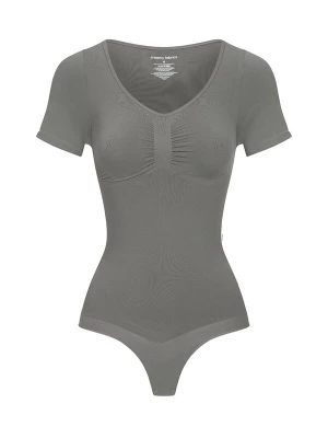 Foto van product cfab Shapingbody 'T-Shirt Bodysuit Sculpting Shapewear mit String' grafiet
