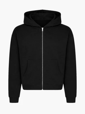Foto van product cfab Sweatshirt 'Relaxed Zip' zwart