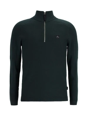 Foto van product CHASIN' Trui 'Oscar Half Zip' donkergroen