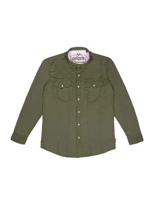 Foto van product Checker Overhemd ' Dynasty Denim ' groen