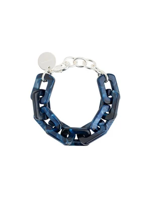Foto van product Cheeky Chain Munich Armband 'Kelly' blauw / marine / zilver