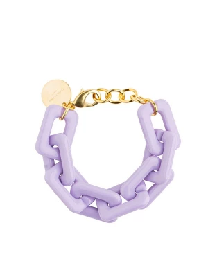 Foto van product Cheeky Chain Munich Armband 'Twiggy' goud / lavendel
